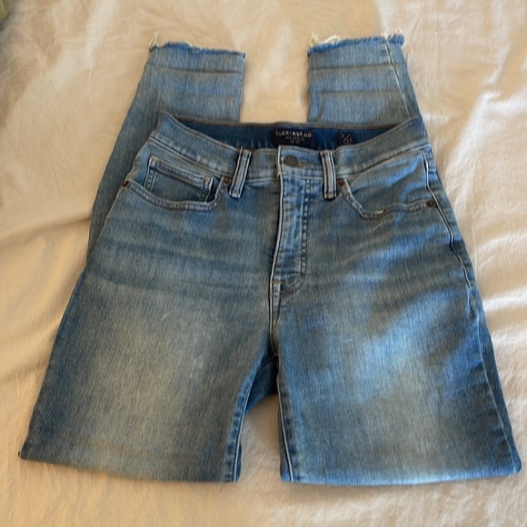 Lucky Brand size 27 (4) ankle length high rise skinny - Picture 3 of 8